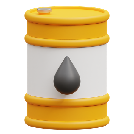 Oil Barrel  3D Icon