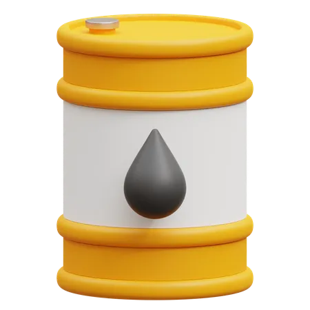 Oil Barrel  3D Icon