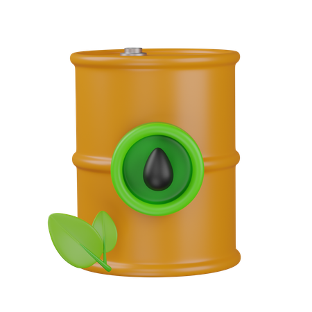 Oil barrel  3D Icon