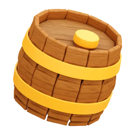 Oil Barrel  3D Icon