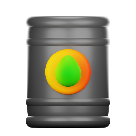 Oil Barrel  3D Icon