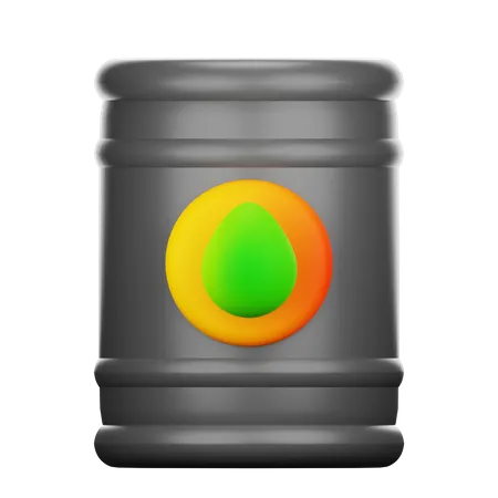 Oil Barrel  3D Icon