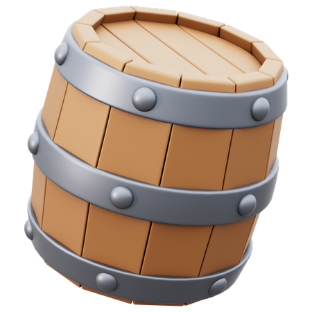 Oil Barrel  3D Icon