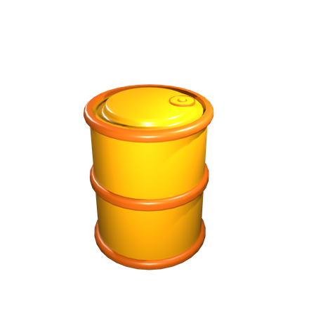 Oil Barrel  3D Icon