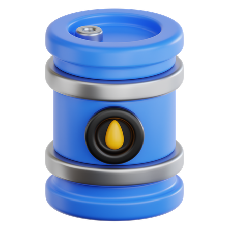 Oil Barrel  3D Icon