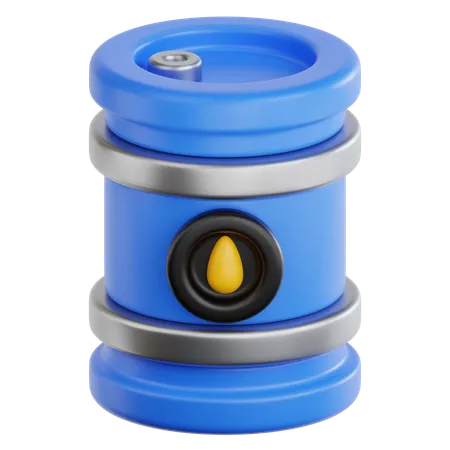 Oil Barrel  3D Icon