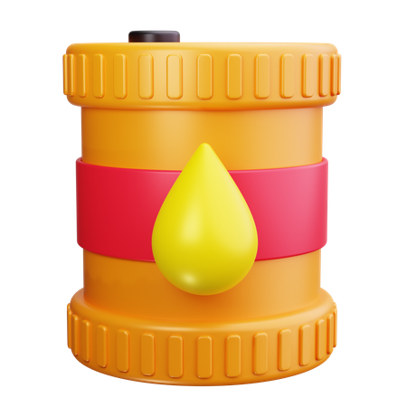 Oil Barrel  3D Icon