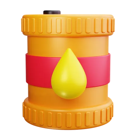 Oil Barrel  3D Icon