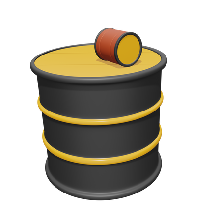 Oil Barrel  3D Icon