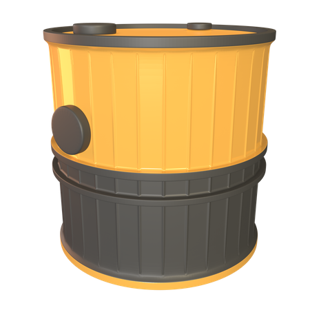 Oil Barrel  3D Icon