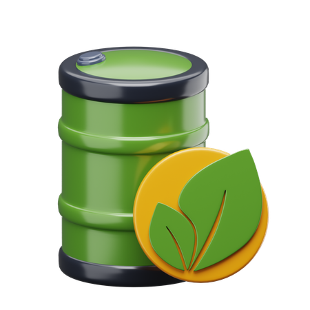 Oil Barrel  3D Icon