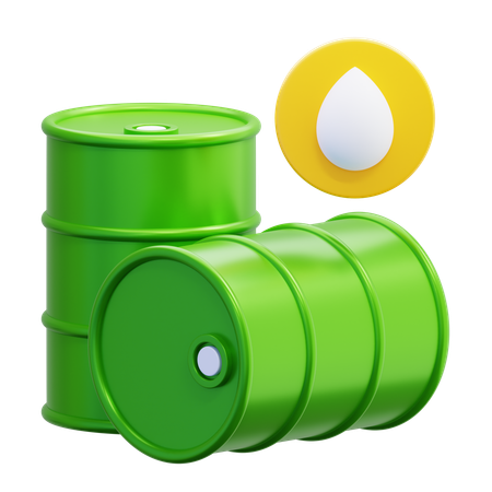 Oil Barrel  3D Icon