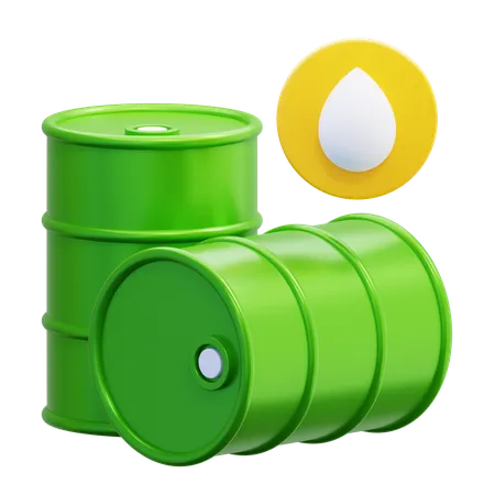 Oil Barrel  3D Icon