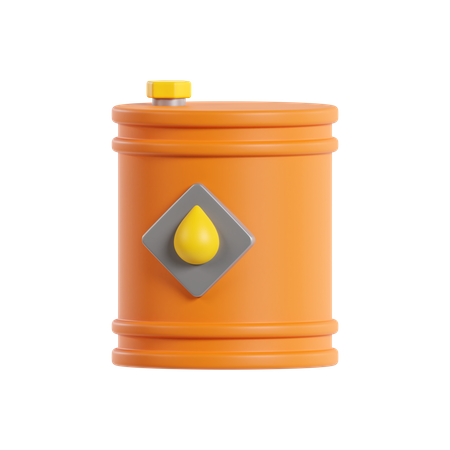 Oil Barrel  3D Icon