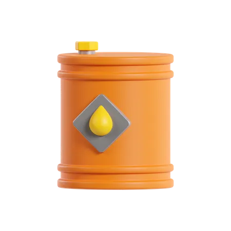 Oil Barrel  3D Icon