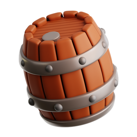 Oil Barrel  3D Icon