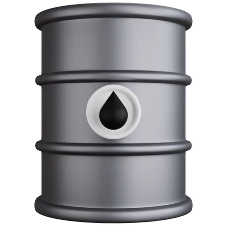 Oil Barrel  3D Icon