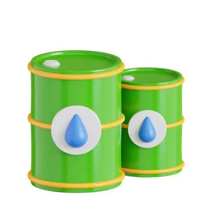 Oil Barrel  3D Icon