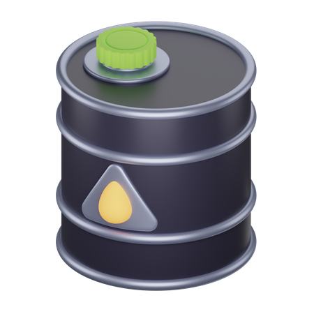 Oil Barrel  3D Icon