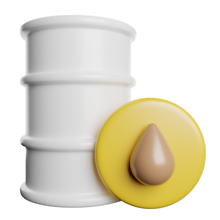 Oil Barrel  3D Icon