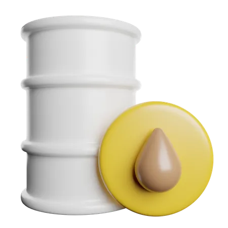 Oil Barrel  3D Icon