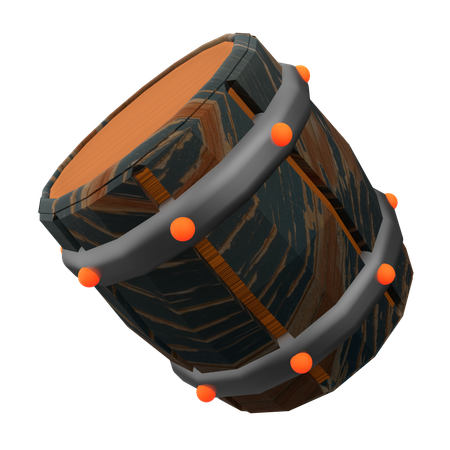 Oil Barrel  3D Icon