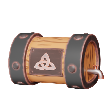 Oil Barrel  3D Icon