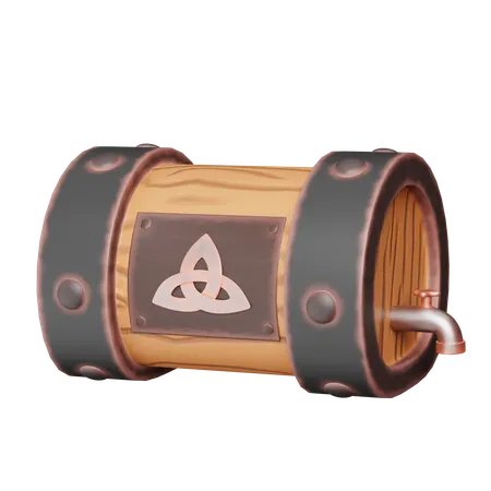 Oil Barrel  3D Icon