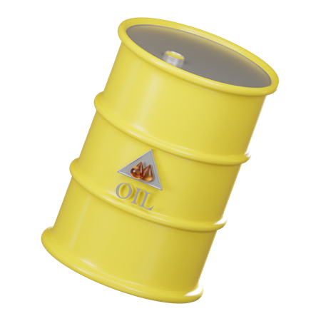 Oil Barrel  3D Icon