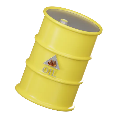 Oil Barrel  3D Icon