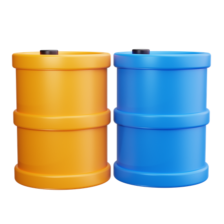 Oil Barrel  3D Icon