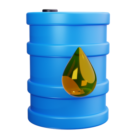 Oil Barrel  3D Icon