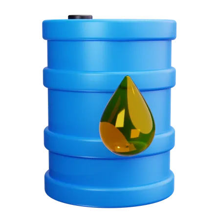 Oil Barrel  3D Icon