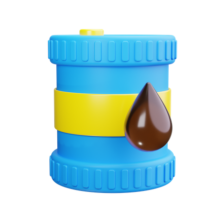 Oil Barrel  3D Icon