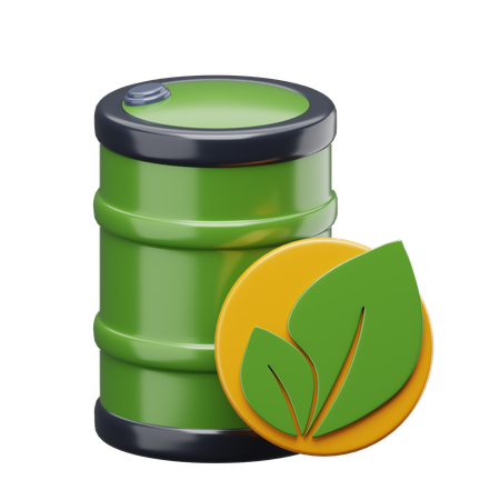 Oil Barrel  3D Icon