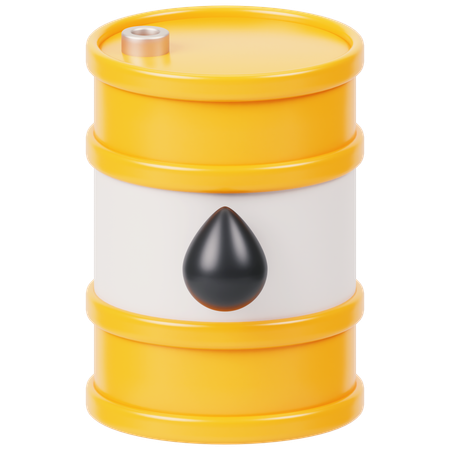 Oil Barrel  3D Icon