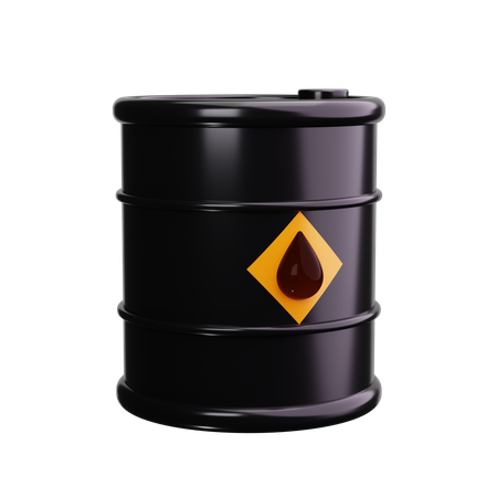 Oil Barrel  3D Icon