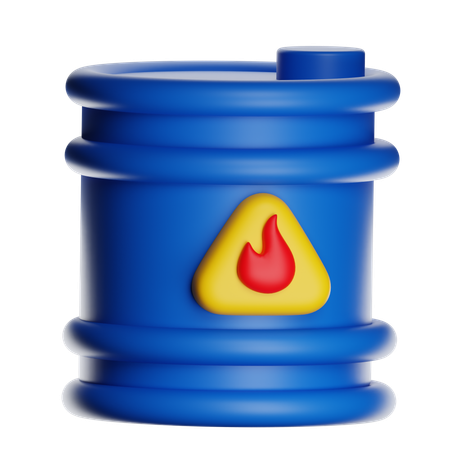 Oil Barrel  3D Icon