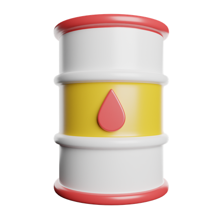Oil Barrel  3D Icon