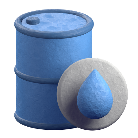 Oil Barrel  3D Icon