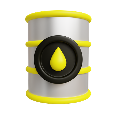 Oil Barrel  3D Icon