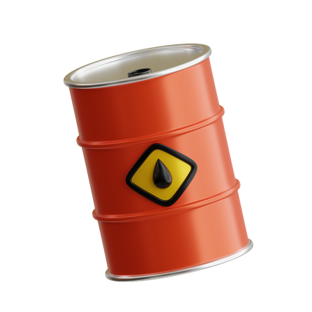 Oil Barrel  3D Icon