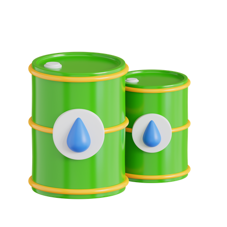Oil Barrel  3D Icon