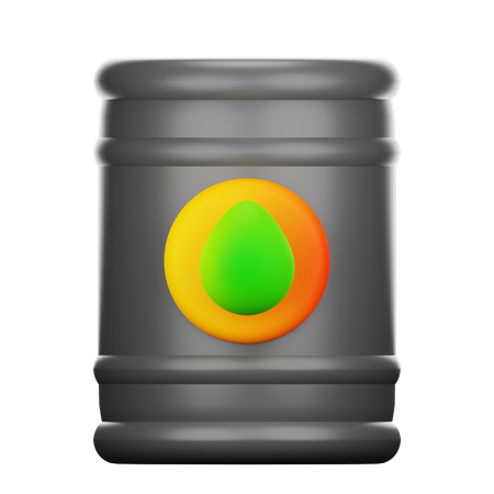 Oil Barrel  3D Icon