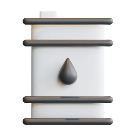 Oil Barrel  3D Icon