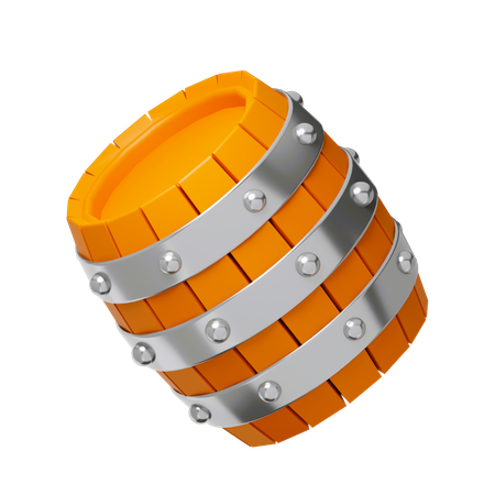 Oil Barrel  3D Icon