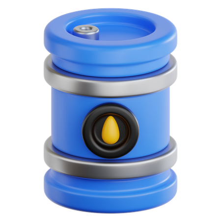 Oil Barrel  3D Icon