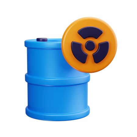 Oil Barrel  3D Icon