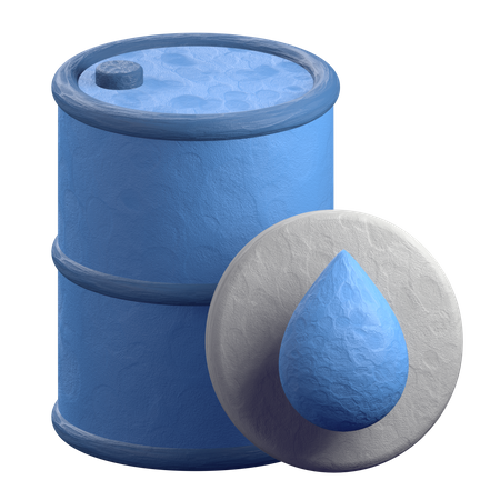 Oil Barrel  3D Illustration