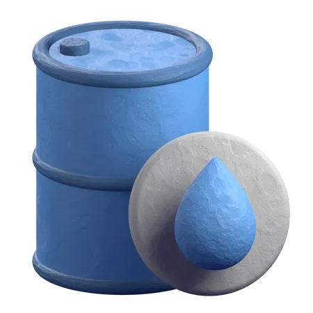 Oil Barrel  3D Illustration